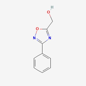 B1353909 (3-Phenyl-1,2,4-oxadiazol-5-yl)methanol CAS No. 5543-33-9