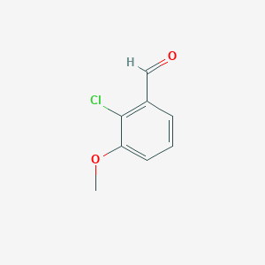 molecular formula C8H7ClO2 B1353916 2-氯-3-甲氧基苯甲醛 CAS No. 54881-49-1