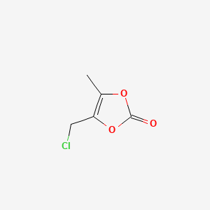 molecular formula C5H5ClO3 B1353921 4-(Chloromethyl)-5-methyl-1,3-dioxol-2-one CAS No. 80841-78-7