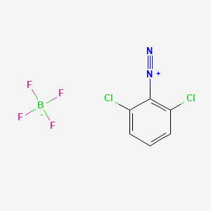 molecular formula C6H3BCl2F4N2 B1353932 2,6-Dichlorobenzenediazonium tetrafluoroborate CAS No. 387-41-7