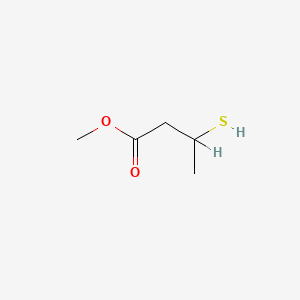 molecular formula C5H10O2S B1353935 METHYL3-MERCAPTOBUTANOATE CAS No. 54051-19-3