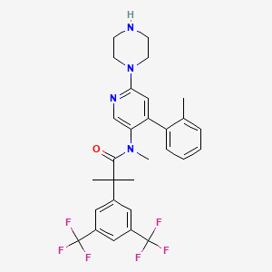 molecular formula C29H30F6N4O B1353944 N-Desmethyl Netupitant CAS No. 290296-72-9