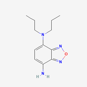 molecular formula C12H18N4O B13539453 n4,n4-Dipropylbenzo[c][1,2,5]oxadiazole-4,7-diamine 