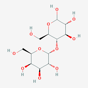 molecular formula C12H22O11 B1353949 (2R,3R,4S,5R,6R)-2-(hydroxymethyl)-6-[(2R,3S,4R,5R)-4,5,6-trihydroxy-2-(hydroxymethyl)oxan-3-yl]oxyoxane-3,4,5-triol 