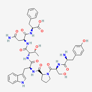 molecular formula C45H55N9O12 B1353953 H-Tyr-Ser-Pro-Trp-Thr-Asn-Phe-OH CAS No. 228544-21-6