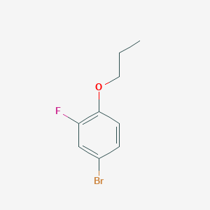 4-Bromo-2-fluoro-1-propoxybenzene