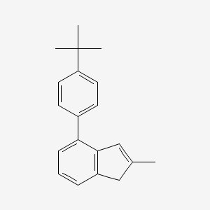 molecular formula C20H22 B1353971 4-(4-(tert-Butyl)phenyl)-2-methyl-1H-indene CAS No. 213381-88-5