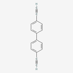 molecular formula C16H10 B1353978 4,4'-Diethynylbiphenyl CAS No. 38215-38-2
