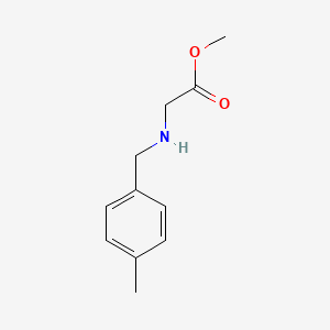 molecular formula C11H15NO2 B13539795 Methyl (4-methylbenzyl)glycinate 
