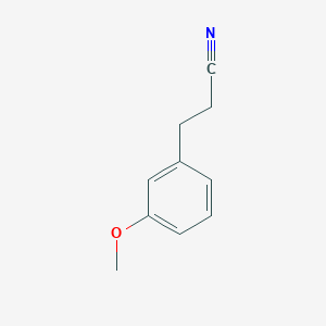 molecular formula C10H11NO B1353988 3-(3-Methoxyphenyl)propanenitrile CAS No. 1129-59-5