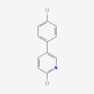 molecular formula C11H7Cl2N B1353992 2-Chloro-5-(4-chlorophenyl)pyridine CAS No. 76053-48-0