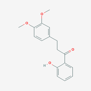 molecular formula C17H18O4 B1353993 1-Propanone, 3-(3,4-dimethoxyphenyl)-1-(2-hydroxyphenyl)- CAS No. 86383-39-3