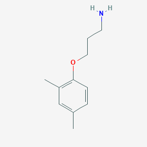 molecular formula C11H17NO B13539951 3-(2,4-Dimethylphenoxy)propan-1-amine 