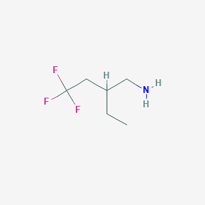molecular formula C6H12F3N B1353997 2-Ethyl-4,4,4-trifluorobutan-1-amine 