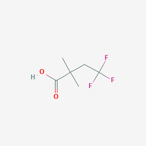 molecular formula C6H9F3O2 B1353998 4,4,4-Trifluoro-2,2-dimethylbutanoic acid CAS No. 939399-07-2