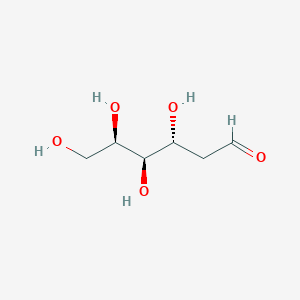 molecular formula C6H12O5 B013540 D-lyxo-Hexose, 2-deoxy- CAS No. 1949-89-9