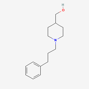 molecular formula C15H23NO B1354000 1-(3-phenylpropyl)-4-Piperidinemethanol 
