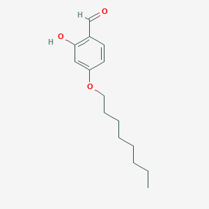 molecular formula C15H22O3 B1354001 Benzaldehyde, 2-hydroxy-4-(octyloxy)- CAS No. 89027-82-7