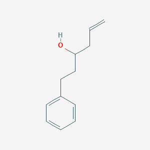 molecular formula C12H16O B1354010 1-Phenylhex-5-en-3-ol CAS No. 60340-28-5