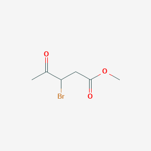 molecular formula C6H9BrO3 B1354012 甲基3-溴-4-氧代戊酸酯 CAS No. 95678-51-6