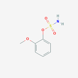 molecular formula C7H9NO4S B13540135 2-Methoxyphenyl sulfamate CAS No. 57651-00-0