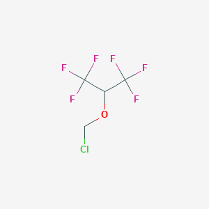molecular formula C4H3ClF6O B1354019 2-(氯甲氧基)-1,1,1,3,3,3-六氟丙烷 CAS No. 26103-07-1