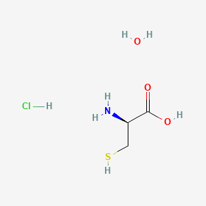 molecular formula C3H10ClNO3S B1354028 D-Cysteine hydrochloride hydrate CAS No. 207121-46-8