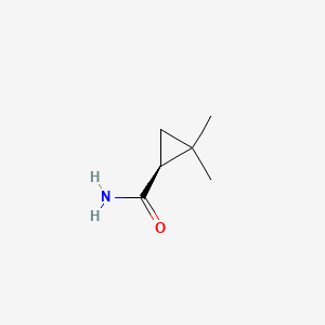 molecular formula C6H11NO B1354036 (S)-2,2-二甲基环丙烷甲酰胺 CAS No. 75885-58-4