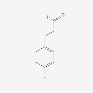 molecular formula C9H9FO B1354038 3-(4-Fluorophenyl)propanal CAS No. 63416-70-6