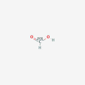 molecular formula CH2O2 B135404 Formic acid-13C CAS No. 1633-56-3
