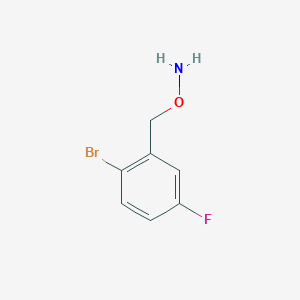 molecular formula C7H7BrFNO B13540466 O-(2-Bromo-5-fluorobenzyl)hydroxylamine 