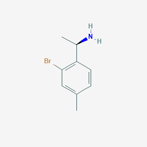 molecular formula C9H12BrN B13540481 (R)-1-(2-Bromo-4-methylphenyl)ethanamine 