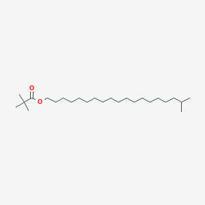 molecular formula C25H50O2 B135405 18-Methylnonadecyl 2,2-dimethylpropanoate CAS No. 125496-22-2