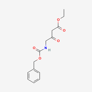 molecular formula C14H17NO5 B1354057 4-(苄氧羰基氨基)-3-氧代丁酸乙酯 CAS No. 67706-69-8