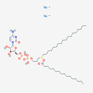 molecular formula C46H87N3Na2O13P2S+2 B135406 A-Cdp-optg CAS No. 125592-28-1