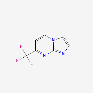 molecular formula C7H4F3N3 B1354066 7-(Trifluoromethyl)imidazo[1,2-a]pyrimidine CAS No. 375857-66-2