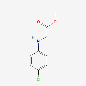 molecular formula C9H10ClNO2 B1354091 Methyl 2-[(4-chlorophenyl)amino]acetate CAS No. 131770-31-5