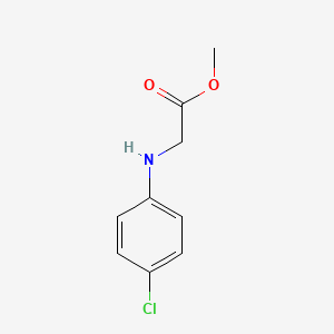 molecular formula C9H10ClNO2 B1354091 N-(4-Chlorophenyl)glycine methyl ester CAS No. 131770-31-5