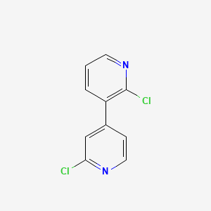 molecular formula C10H6Cl2N2 B1354095 2,2'-二氯-3,4'-联吡啶 CAS No. 643082-10-4