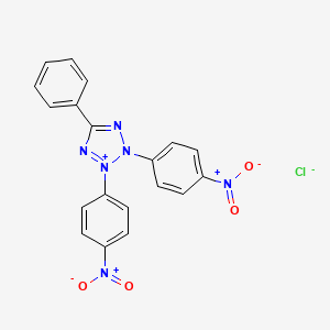 molecular formula C19H15ClN6O5 B1354099 2,3-Bis(4-nitrophenyl)-5-phenyltetrazolium Chloride CAS No. 69231-13-6