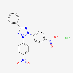 molecular formula C19H13ClN6O4 B1354099 2,3-双(4-硝基苯基)-5-苯基四唑氯化物 CAS No. 69231-13-6