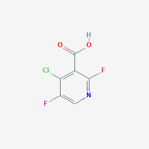 molecular formula C6H2ClF2NO2 B1354102 4-Chloro-2,5-difluoropyridine-3-carboxylic acid CAS No. 851386-42-0