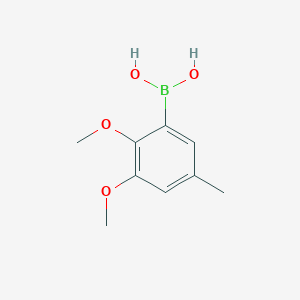 molecular formula C9H13BO4 B1354103 (2,3-二甲氧基-5-甲基苯基)硼酸 CAS No. 396102-17-3