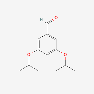 molecular formula C13H18O3 B1354105 3,5-Diisopropoxybenzaldehyde CAS No. 94169-64-9