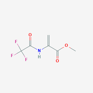 molecular formula C6H6F3NO3 B1354109 2-(三氟乙酰氨基)丙-2-烯酸甲酯 CAS No. 58137-35-2