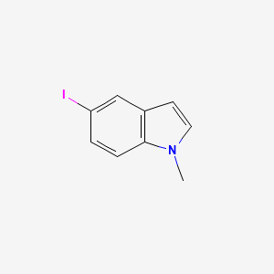 molecular formula C9H8IN B1354113 5-碘-1-甲基-1H-吲哚 CAS No. 280563-07-7