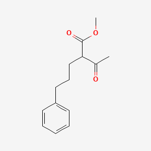 molecular formula C14H18O3 B1354123 Methyl 2-acetyl-5-phenylpentanoate CAS No. 97228-23-4