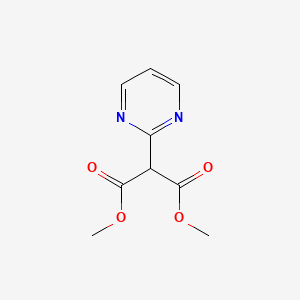 molecular formula C9H10N2O4 B1354128 二甲基2-(2-嘧啶基)丙二酸酯 CAS No. 93271-75-1