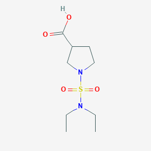 molecular formula C9H18N2O4S B13541280 1-(n,n-Diethylsulfamoyl)pyrrolidine-3-carboxylic acid 