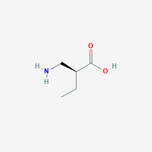 Butanoic acid, 2-(aminomethyl)-, (2S)-